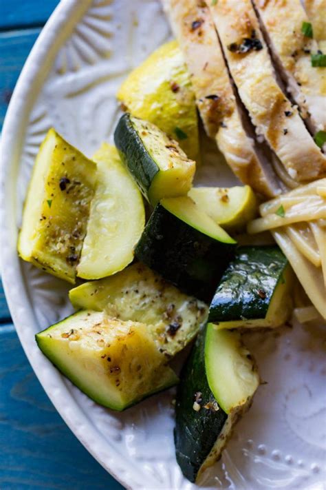 Slice the zucchini and squash on the bias, about 1/2 thick. Pellet Grill Zucchini and Yellow Squash | Recipe | Outdoor ...