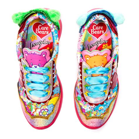 Irregular Choice Hugs Rule Retro Care Bears Trainers