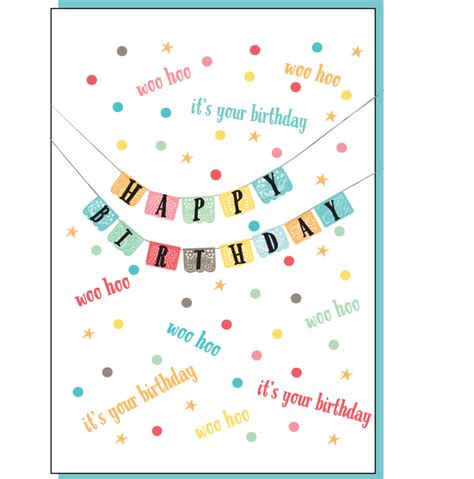 Download Woo Hoo Its Your Birthday Greeting Card Png Image With No