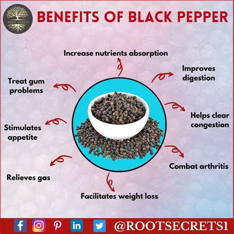 Health Benefits Of Black Pepper Black Pepper Health Benefits Health