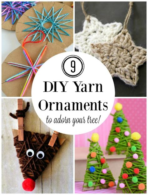 9 Diy Yarn Ornaments To Adorn Your Christmas Tree