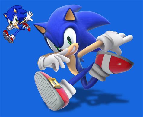 Sonic Ssf2 Render Ssbu Style By Javierdrawer On Deviantart