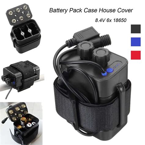 6x 18650 Battery Holder Case Slot Holder Plastic Storage Box Waterproof