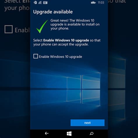 Снова можно обновиться до Windows 10 Mobile с помощью Upgrade Advisor