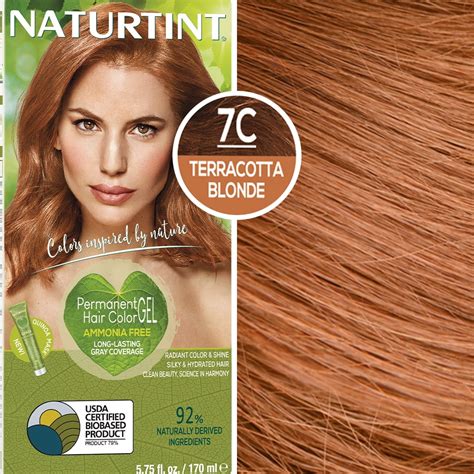Naturtint Permanent Hair Color 7C Terracotta Blonde Pack Of 2
