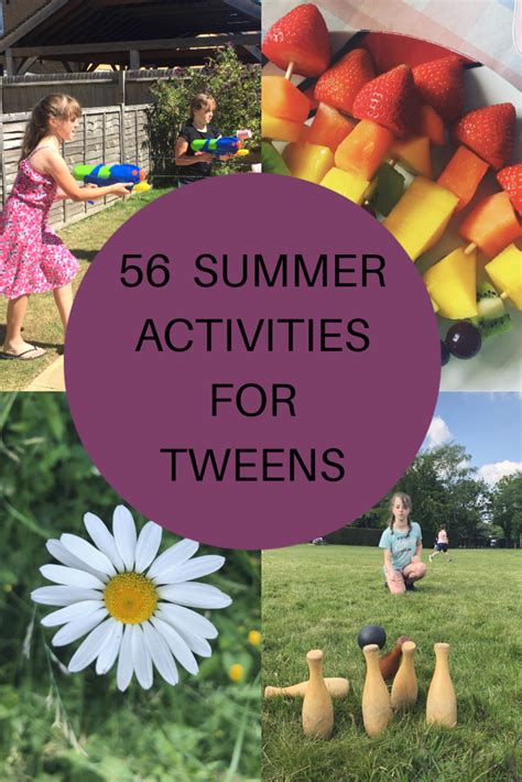 56 Summer Activities For Tweens Or Any Age Really The Twins And Me
