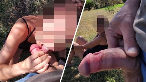 I Pull Out My Cock In Front Of A Girl In The Public Park And She Helps