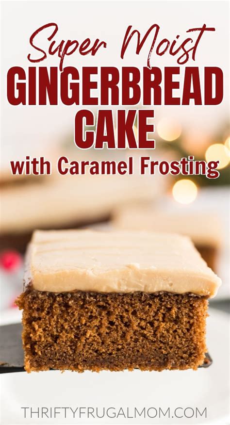 Super Moist Gingerbread Cake With Caramel Icing Recipe Gingerbread