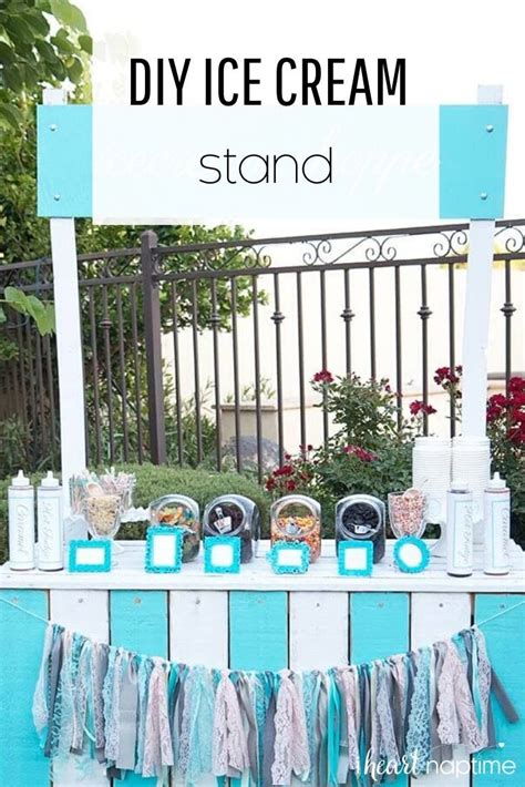 How To Make A Diy Ice Cream Stand