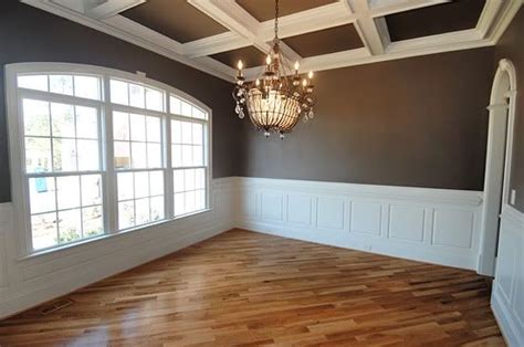 But not in this case! White Wainscoting - Grey Walls - Coastal Craftsman ...