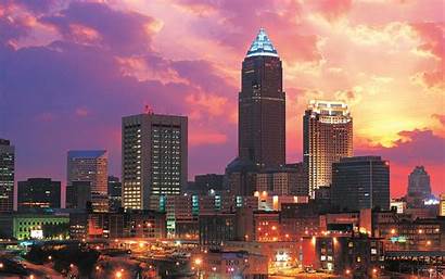 Cleveland Wallpapers Desktop Skyline Ohio Downtown Backgrounds