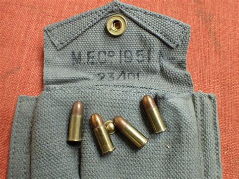 Raf 38 Revolver Ammo Pouch With 4 Rounds Spandau Militaria Shop