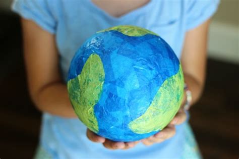 Diy Tissue Paper Globe How To Make A Globe With Paper Little Passports