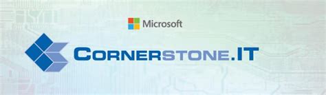 Cornerstoneit Earns Microsoft Cloud Platform Competency Cornerstoneit