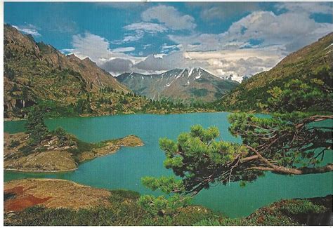 My Collection Of Postcards Altai Darashkol Lake And The Katun Ridge
