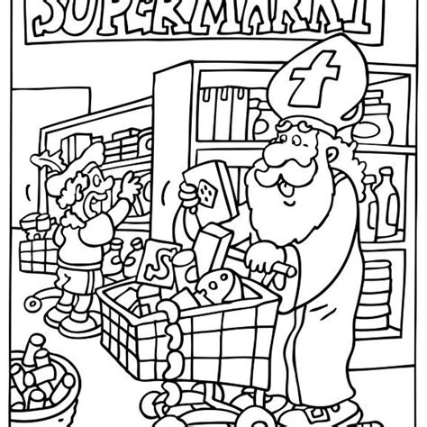 Sinterklaas kleurplaten Een tekening maken voor Sinterklaas