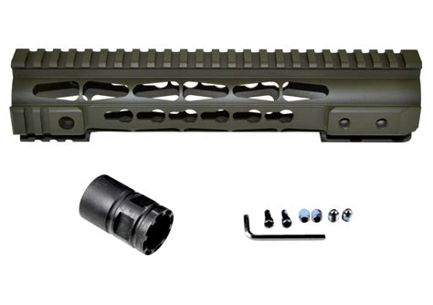2 Piece Drop In Quad Rail Handguard Dpms 308 125″ Rifle Length