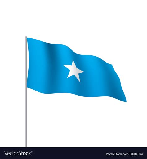 somalia flag royalty free vector image vectorstock