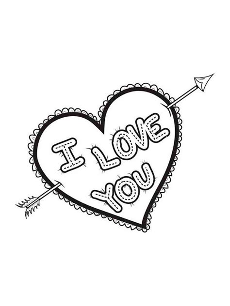 I Love you coloring pages. Free Printable I Love you coloring pages.