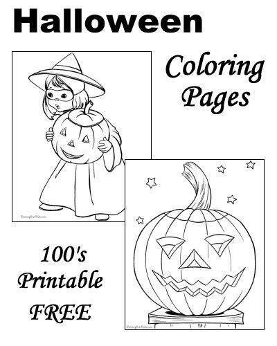 halloween coloring pictures   printable