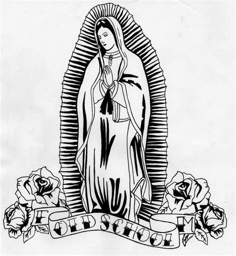 Dibujos A Lapiz De La Virgen De Guadalupe Imagui