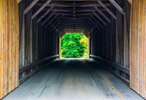 Inside The Covered Bridge Photograph By Jason Brow