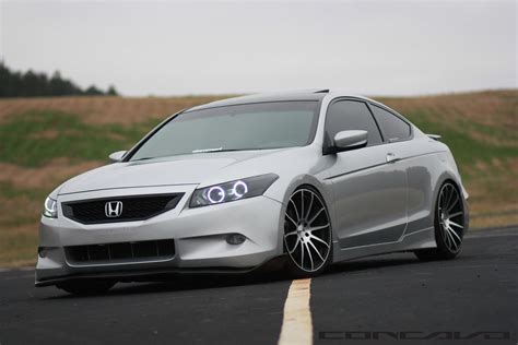Honda Accord Coupe Cw 12 Matte Black Machined Face Flickr