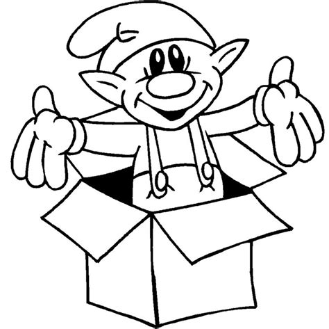 Elf Coloring Pages Printable PDF - Coloringfolder.com