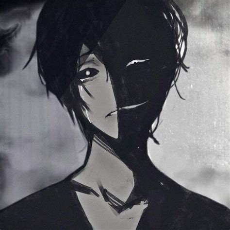 Anime Boy Avatar Black Wallpaper Psychopath Dark Anime Anime
