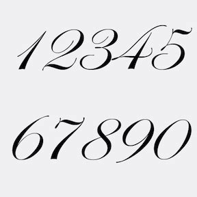 There are 10 cavities per mold. Customizable Edwardian Script Font Letters & Custom Name Decals | Trendy Wall Designs