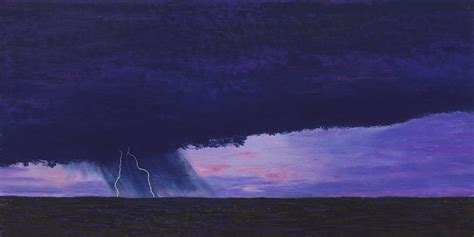 Kansas Lightning Storm Painting By Garry Mcmichael