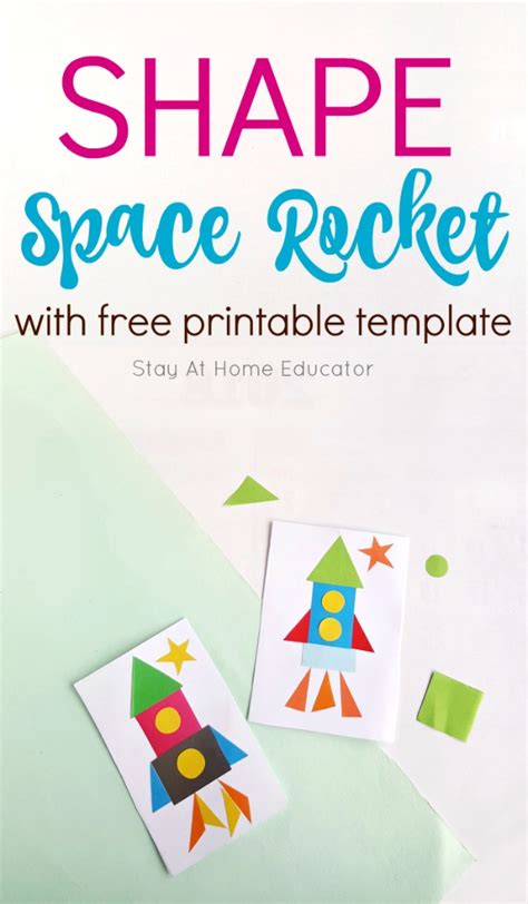 Cram.com makes it easy to get the grade you want! Space Rocket Ship Craft that Teaches Shapes and Geometry