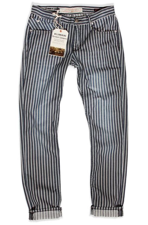 Sneak Peek Williamsburg Garment Companys Railroad Stripe Jeans For Men