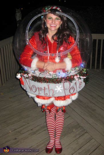 Homemade Snow Globe Costume Christmas Costumes Women Tacky Christmas
