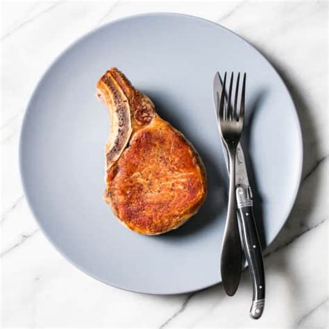 Sous Vide Seared Thick Cut Pork Chops Cooks Illustrated