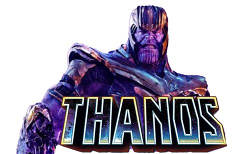 Marvel Villian Thanos Png Image Hd Png All