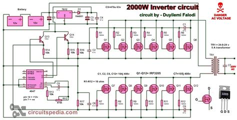 Power Inverter Schematic Circuit Diagrams