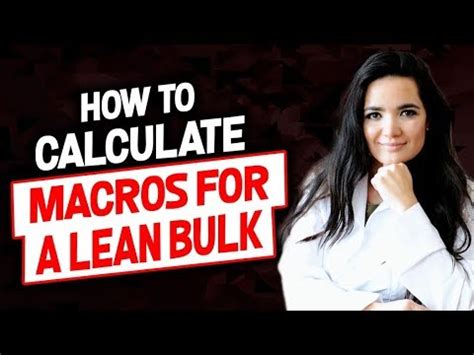 Today in five minutes or less i'm gonna. How to Calculate Macros for a Lean Bulk | Cómo calcular ...