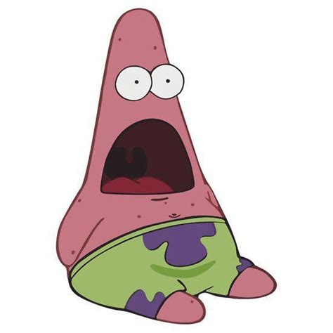Surprised Patrick Sticker By Memebubble In 2020 Patrick Star