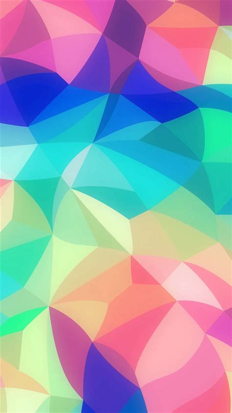 Rainbow Abstract Colors Pastel Soft Pattern Iphone 8 Wallpapers Free