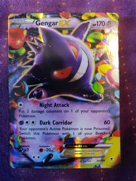 Juegos Cartas Coleccionables Mega Gengar Ex 35119 Phantom Forces Rare