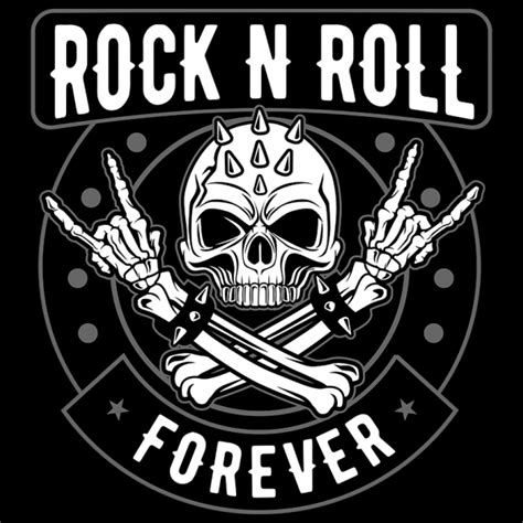 This category is for questions and answers related to rock and roll, as asked by users of funtrivia.com. ROCK AND ROLL SKULL