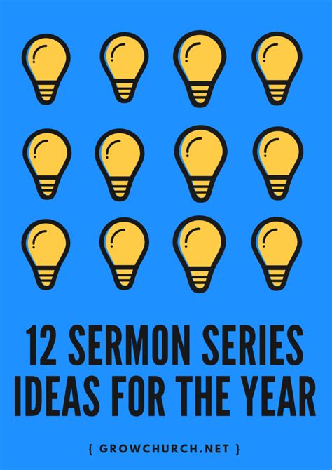 12 Compelling Sermon Series Ideas You Can Use In 2019