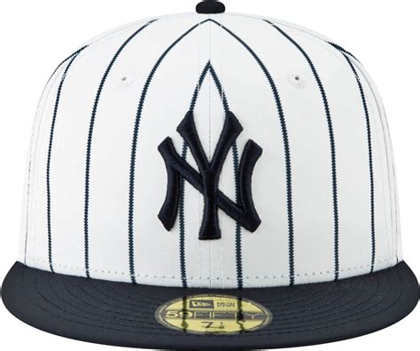 New Era New York Yankees White Pinstripe 59fifty Inc Style