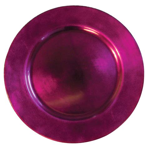 Your table settings get a decorative boost with these gorgeous silver plastic charger plates. Acrylic Charger Plates. USA Party Flower Elegant Clear ...