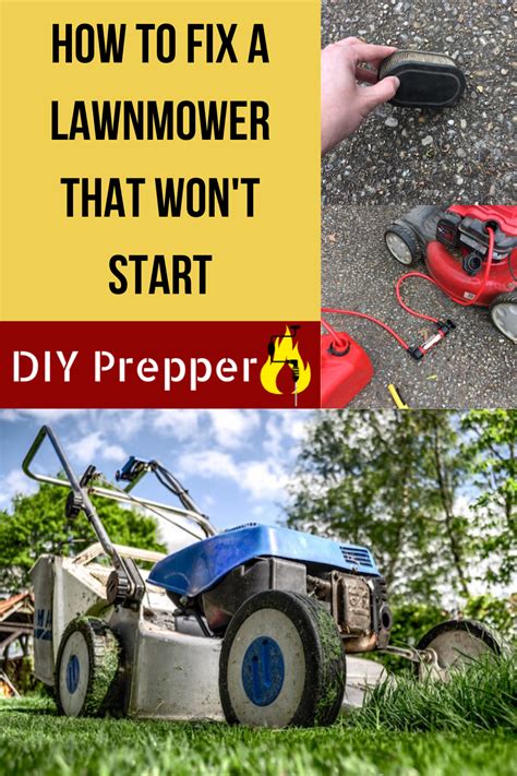 I had a good experience buying a 21 cutting blade for a push lawn mower. How to Fix a Lawnmower that Won't Start - DIY Prepper ...