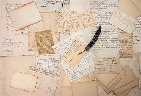 Vieilles Lettres Cartes Postales Fleur Rose Et Choses De Vintage