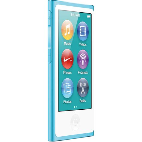 Apple 16gb Ipod Nano Blue 7th Generation Md477lla Bandh Photo