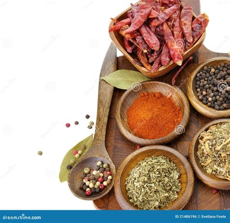Spices Assortment Stock Photo Image Of Black Flavour 21486196
