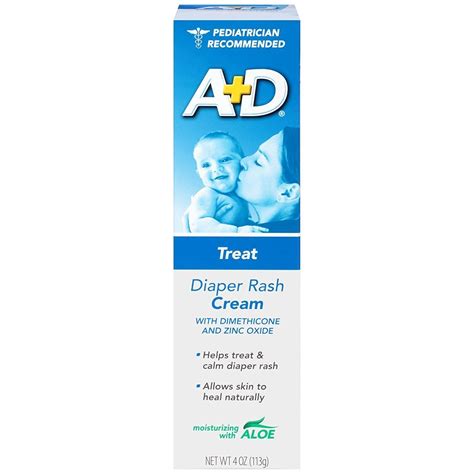 Aandd Diaper Rash Cream Dimethicone Zinc Oxide Cream